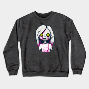 Emo Zombie Girl Crewneck Sweatshirt